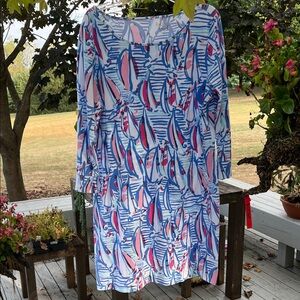 Lilly Pulitzer Marlowe Boatneck Shift Sz XL